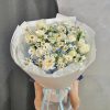 Madelyn White Blue Hydrangea Fresh Bouquet